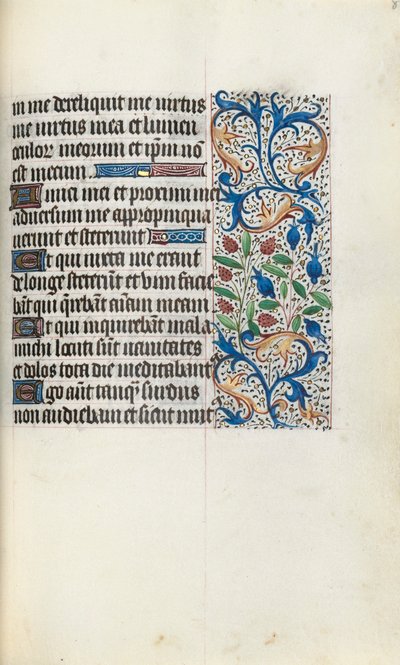 Tidsbok Användning av Rouen: fol. 84r, c. 1470. av Master of the Geneva Latini