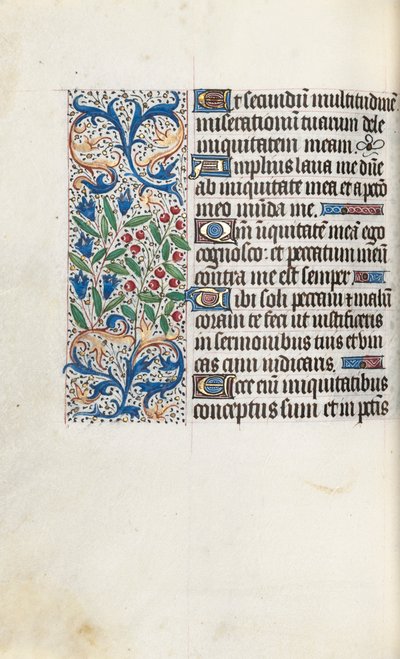 Tidsbok Användning av Rouen: fol. 85v, c. 1470. av Master of the Geneva Latini