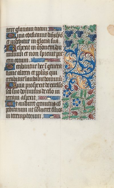 Tidsbok Användning av Rouen: fol. 89r, c. 1470. av Master of the Geneva Latini
