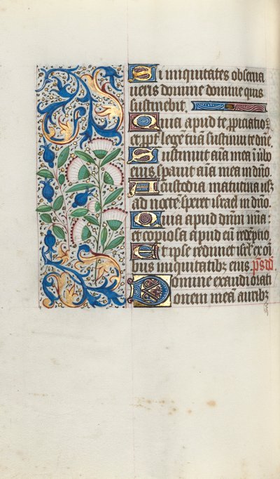 Tidsbok Användning av Rouen: fol. 90v, c. 1470. av Master of the Geneva Latini