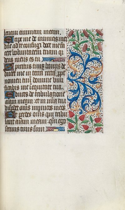 Tidsbok Användning av Rouen: fol. 92r, c. 1470. av Master of the Geneva Latini