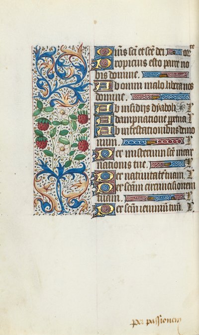 Tidsbok Användning av Rouen: fol. 94v, c. 1470. av Master of the Geneva Latini