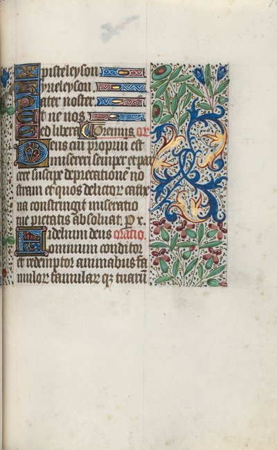 Tidsbok Användning av Rouen: fol. 96r, c. 1470. av Master of the Geneva Latini