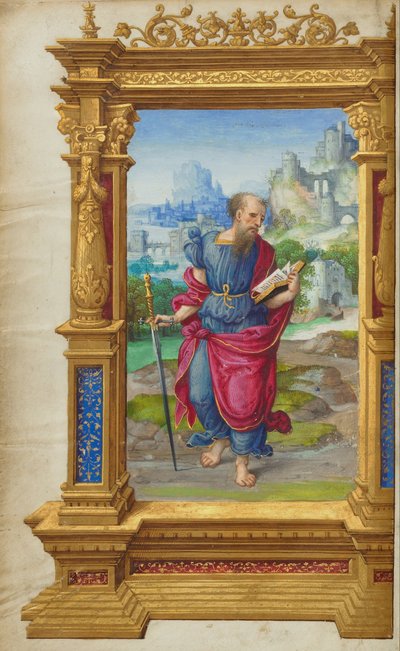 Sankte Pär av Master of the Getty Epistles