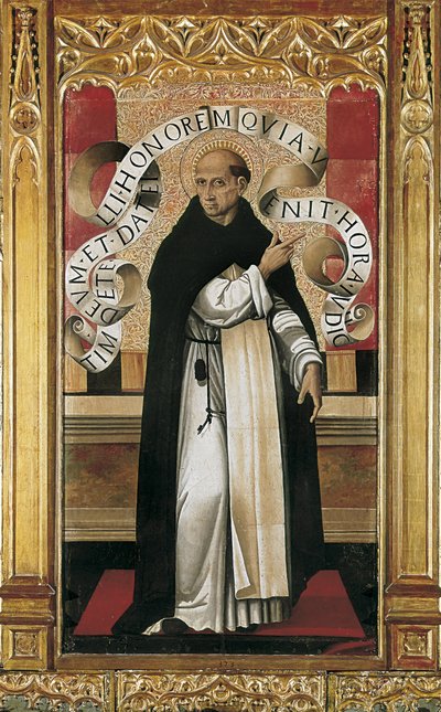 Saint Vincent Ferrer (1350-1419) (målning) av Master of the Grifo