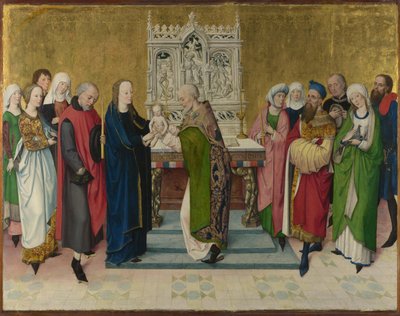 Presentationen i templet, ca 1470 av Master of the Life of the Virgin