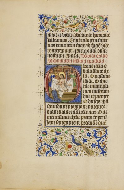 Inledande O: Smärtornas man av Master of the Llangattock Hours
