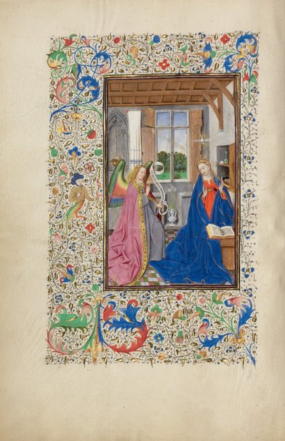 Bebådelsen av Master of the Llangattock Hours