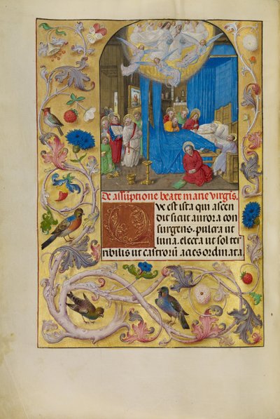 Jungfruns död av Master of the Lübeck Bible