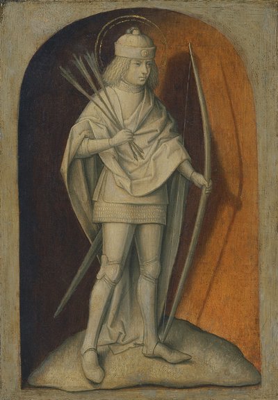 Sankt Sebastian av Master of the Magdalen Legend