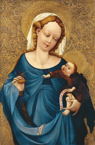 Madonna med bläckhuset, ca 1430 av Master of the Middle Rhine