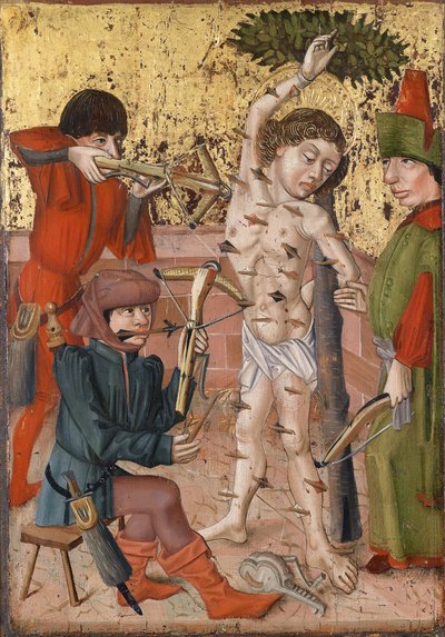 Sankt Sebastians martyrskap, ca. 1470-1480 av Master of the Middle Rhine