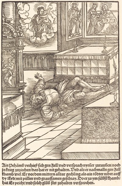 Ain Pehamss lovar att Zell ... av Master of the Miracles of Mariazell