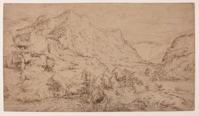 Alplandskap av Master of the Mountain Landscapes