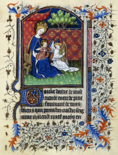 Krönad jungfru, ca 1430-1440 av Master of the Munich Golden Legend