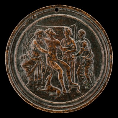Meleager och Atalante, fjärde kvartalet 1400-talet. av Master of the Orpheus Legend