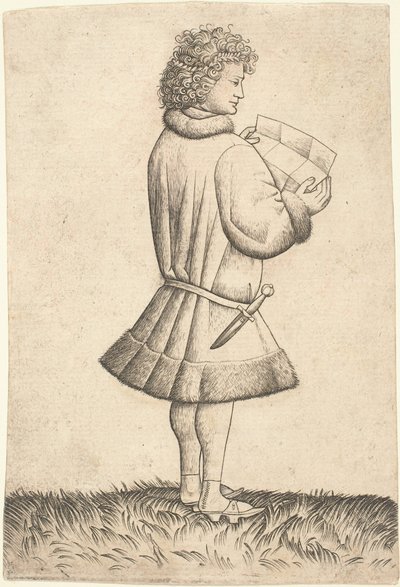 En poet som läser av Master of the Playing Cards