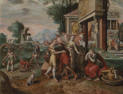 Tobias återkomst av Master of the Prodigal Son