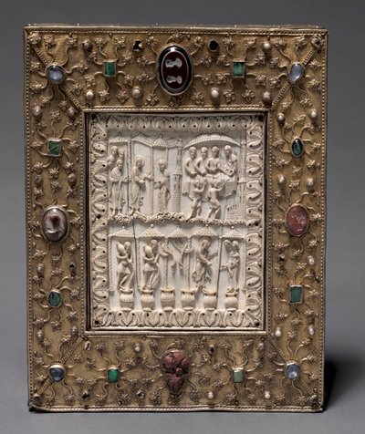 Bokformad relikvier, ca. 1000. av Master of the Registrum Gregorii