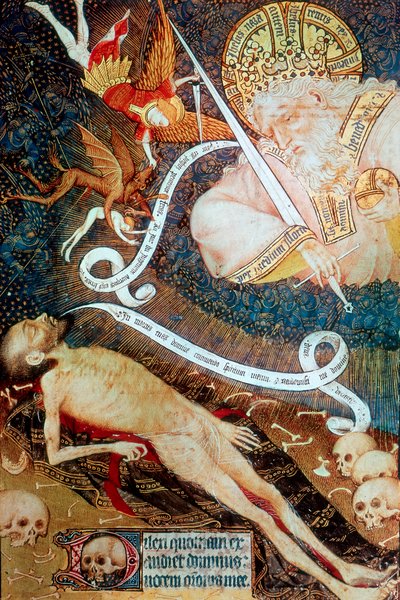 Dödsdomen, tidigt 1400-tal av Master of the Rohan Hours