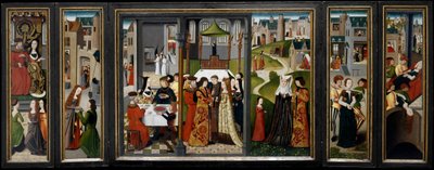 Sankt Godelieves liv och mirakel. av Master of the Saint Godelieve Legend