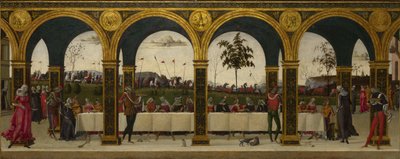Berättelsen om Griselda. Del III: Återförening, c.1490-1495 av Master of the Story of Griselda