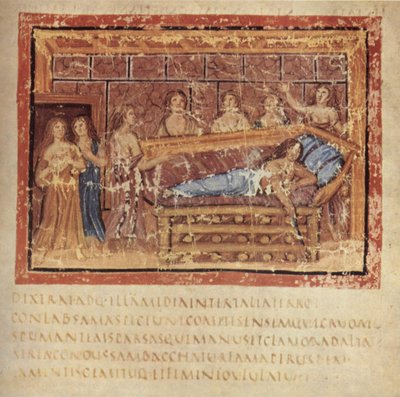 Didos död, ca 400 av Master of the Vatican Vergil
