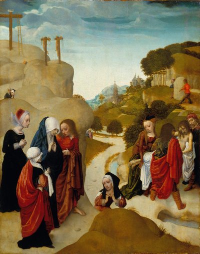 Kristi begravning av Master of the Virgo Inter Virgines