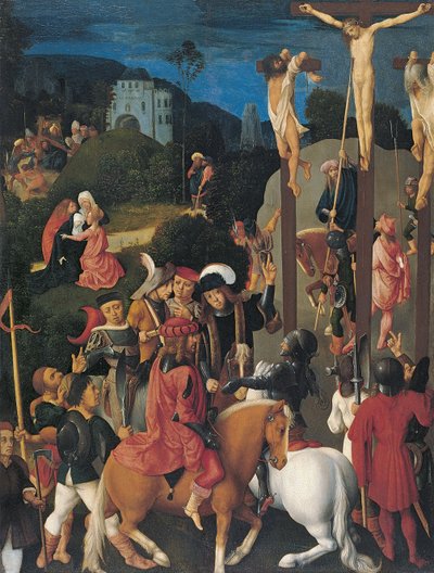 Korsfästelsen av Master of the Virgo Inter Virgines