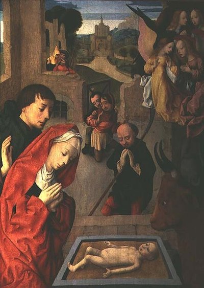 The Nativity, 1500 (panel) av Master of the Virgo Inter Virgines