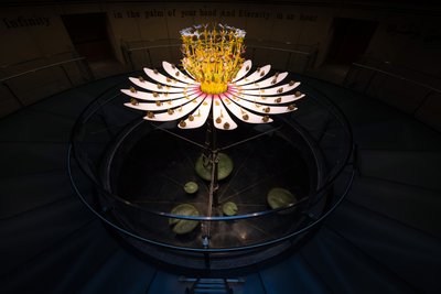 Equinox, 2021 (Akryl, Elektriska kretsar, Hydraulik, Lack, Motor, Färg, Återvunnet harts, Stål) av Mat Collishaw