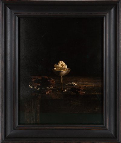 Last Meal on Death Row, Dobie Gillis Williams, 2012 (digitalt transfertryck på pergament av getskinn) av Mat Collishaw