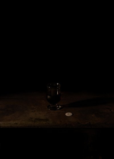 Sista måltiden i dödscellen, Texas; Jonathan Nobles, 2011 (fotografi av C-typ) av Mat Collishaw