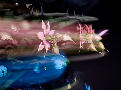 The Centrifugal Soul, 2016 (Akryl, aluminium, stål, LED-lampor, motor, elektroniska kretsar, harts och färg) av Mat Collishaw
