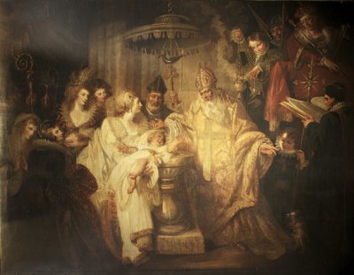 Henrik VIII:s dop av Mather Brown
