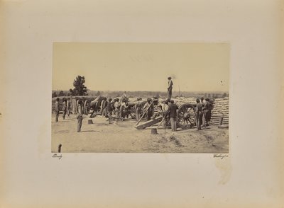 Kapten [illegalt] batteri av Mathew B. Brady