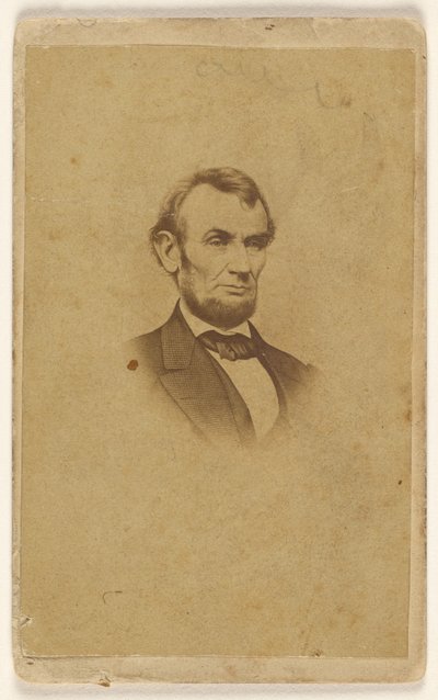 [Gravyr av Abraham Lincoln efter ett fotografi av Mathew B. Brady] av Mathew B. Brady