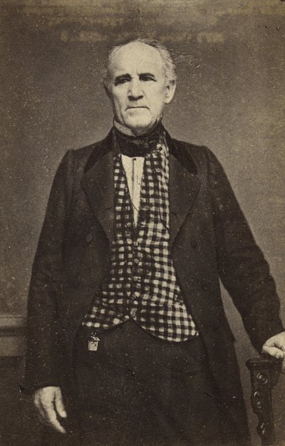 Sam Houston, ca 1860-65 (albumen-silvertryck) av Mathew B. Brady
