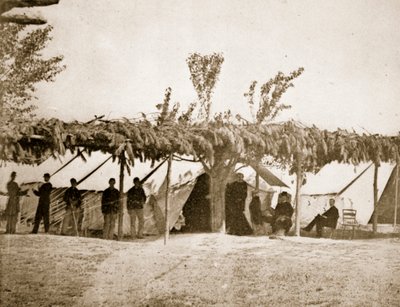 Allmänna sjukhuset, City Point, 1861-65 av Mathew B. Brady