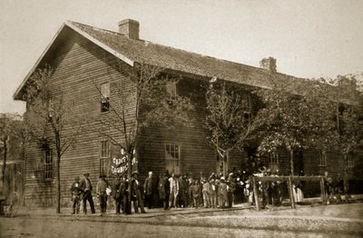 Högkvarter för Christian Commission, Richmond, 1861-65 av Mathew B. Brady
