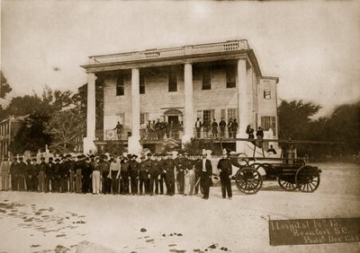 Sjukhus nr.15, Beaufort, South Carolina, 1864 av Mathew B. Brady