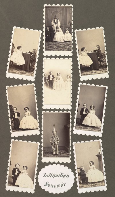 Lilliputian souvenir, 1862-63. av Mathew Brady