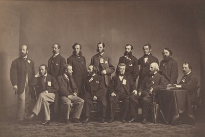 [Medlemmar av New York Sanitary Commission], ca. 1860. av Mathew Brady