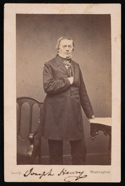 Porträtt av Joseph Henry 1797-1878 - Stående, före 1878. av Mathew Brady