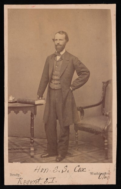 Porträtt av Samuel Sullivan Cox 1824-1889, före 1889. av Mathew Brady