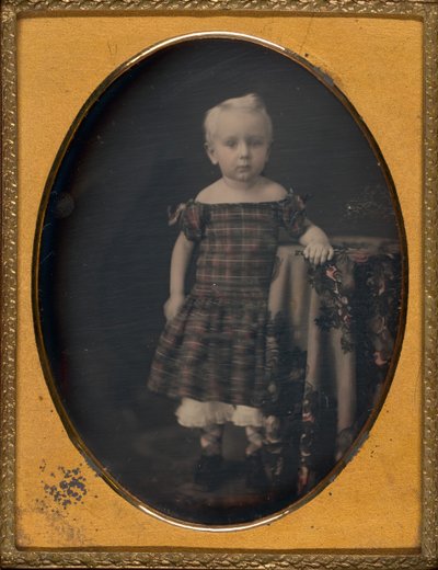 Untitled Portrait of a Child, 183960. av Mathew Brady