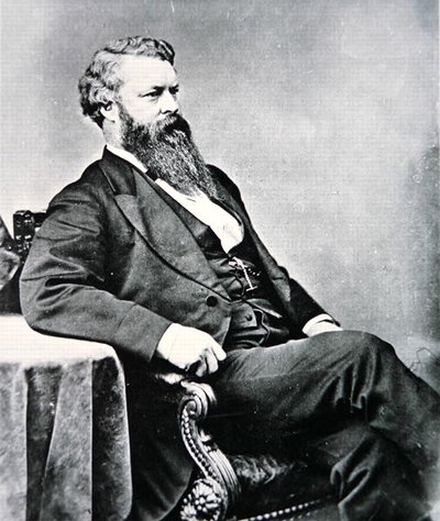 William Belknap (1829-90) 1876 (s/v foto) av Mathew Brady