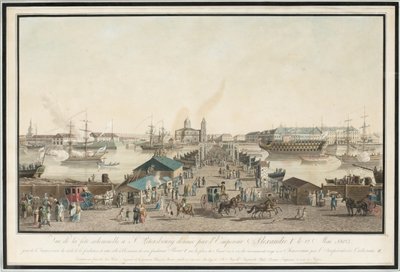 St Petersburgs första årsjubileum firade städernas hundraårsjubileum i maj 1803, 1804 av Mathias Gabriel Lory