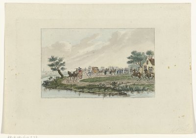 Arrestering av prinsessan i Goejanverwellesluis, 1787 av Mathias de Sallieth
