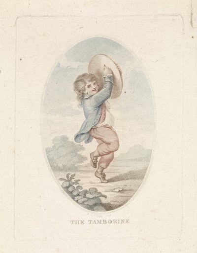 Pojke med tamburin The Tamborine (titel på objekt) av Mathias de Sallieth